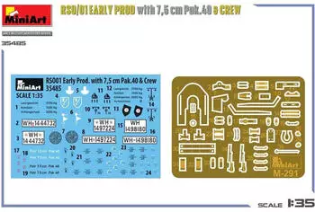 MiniArt 35485 RSO/01 Early Prod. with 7,5 cm Pak.40 & Crew