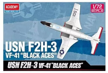 Academy 12548 1/72 USN F2H-3 VF-41 Black Aces