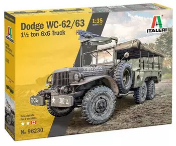 Italeri 510096230 1:35 Dodge WC62 1,5to 6x6 Truck