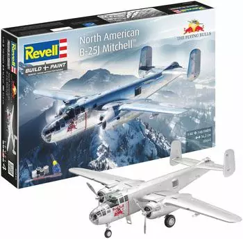 Revell 05643 Geschenkset Flying Bulls B-25J Mitchell Modellbausatz mit Basiszubeh&ouml;r