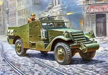 Zvezda 6273 1:100 M-3 Spähwagen mit Maschinengewehr