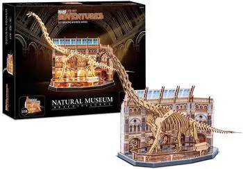 Revell 00619 TTiny Adventures Natural Museum "Brachiosaurus Skeleton": Nachts im Museum