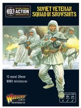 Warlord Games 402214001 Soviet Veteran Squad in Snowsuits
