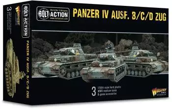 Warlord Games 402012055 Panzer IV Ausf. B/C/D Zug (ltd)