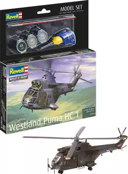 Revell 63746 - Model Set Westland Puma HC.1 Modellbausatz mit Basiszubeh&ouml;r