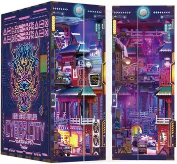 Elliot TONECHEER Cyber City Diorama 9,8 x 18 24,5 cm