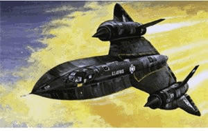 Italeri SR-71 Blackbird with Drone (00145)