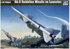 Trumpeter SA-2 Guideline Missile on Launcher (0206)