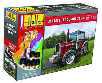 Heller Massey Ferguson 2680 with accessories 1:24 (57402)