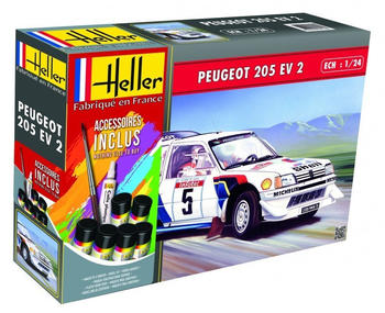 Heller Peugeot 205 EV2 with accessories 1:24 (56716)