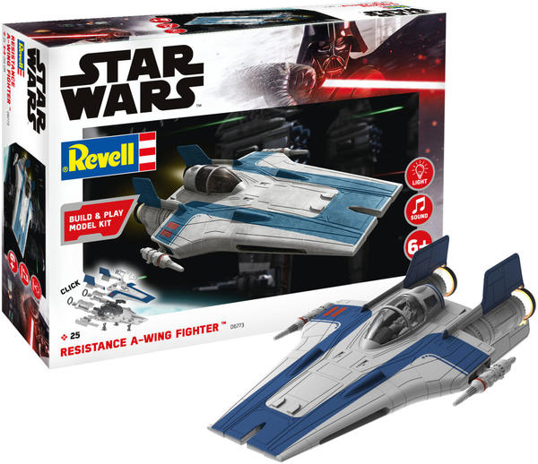 Revell Star Wars: Resistance A-wing Fighter, blau (06773)