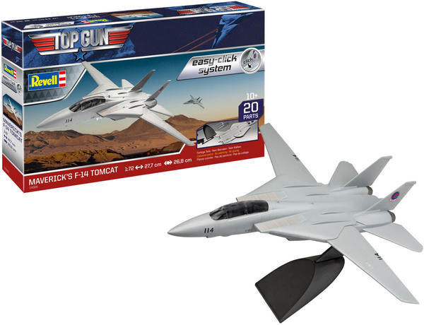Revell Model Set - Maverick's F-14 Tomcat ‘Top Gun’ easy-click (64966)
