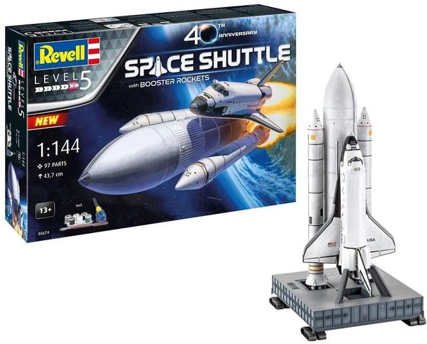 Revell Geschenkset Space Shuttle& Booster Rockets, 40th. (05674)