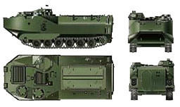 Trumpeter USMC Amphibious Armor LVTP7 (0104)