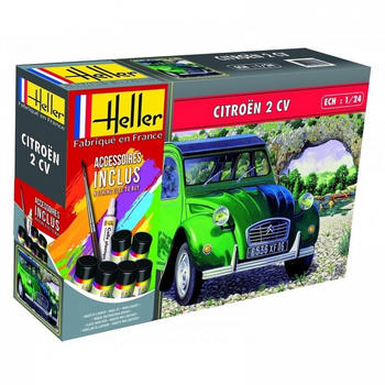 Heller Citroën 2 CV with accessories 1:24 (56725)