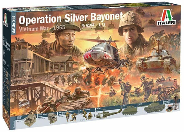 Italeri Operation Silver Bayonet Vietnam War 1965 Battle Set (6184)