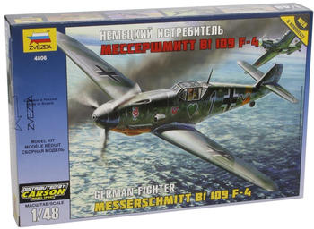 Zvezda Messerschmitt Bf 109 F-4 (4806)