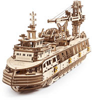 Ugears 70135, Ugears Forschungsschiff (70135) Braun