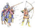Italeri Englische Ritter und Bogenschützen - Hundertjähriger Krieg 1337-1453 (06027)