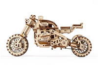 UGEARS UGR-10, UGEARS Motorradmodell Scrambler Ugr-10 MODELLBAUSATZ UGR-10