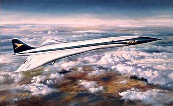 Airfix Concorde Prototype BOAC 52 Teile (A05170V)