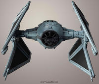 Revell 01212 Modellbausatz Bandai TIE Interceptor, 53 Teile, Level 2, ab 10 Jahre,