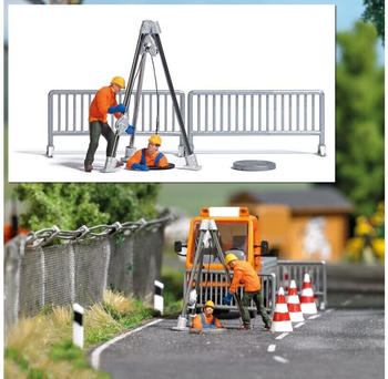 Busch Action-Set: Kanalarbeiter H0 (7907)
