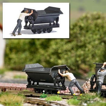 Busch Action Set Lore schieben 1:87 H0f (12450)