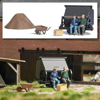 Busch Action Set Arbeitspause 1:87 H0f (12452)