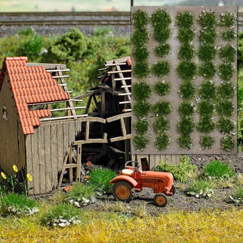 Busch Grasbüschel mit Steinen Sommer H0/TT/N (3552)