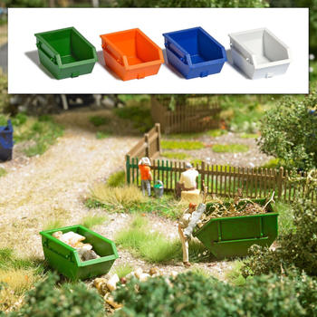 Busch Mini-Set 4 Absetzcontainer 1,5 m³ 1:87 H0 (7752)
