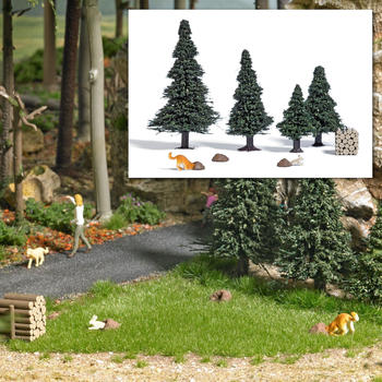 Busch Action Set Hund auf Hasenjagd 1:87 H0 (7987)