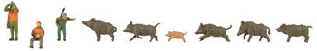 Faller Jäger und Wildschweine 1:87 H0 (151701)