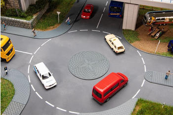 Faller Mini-Kreisverkehr und Verkehrsinsel, H0, 1:87, (180277)