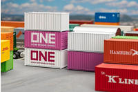 FALLER 182052, FALLER 182052 H0 20' Container ONE 5er-Set, Ep. VI