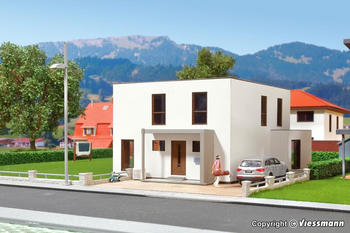 Kibri Kubushaus Lina mit Terrasse Polyplate 1:87 H0 (38339)