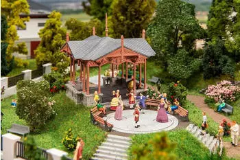 Faller Musikpavillon mit tanzenden Figuren 1:87 Spur H0 (130655)