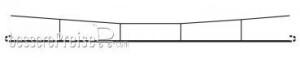 Sommerfeldt N 444 - Profi-Fahrdraht 0,4 x 250 mm offen (5 Stück) {# 444}