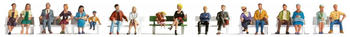 Noch H0 (1:87) 16131 - Figuren XL-Set "Sitzende"