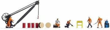 Noch H0 (1:87) 16270 - Figuren-Themenwelt "Bahnbetriebswerk?