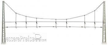 Sommerfeldt H0 (1:87) 131 - Quertragwerk komplett mit Masten 360 mm Bausatz (1 Stück) {# 131}