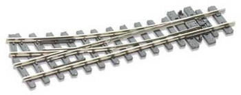 Peco H0e SL-E491 - Code 80 Anschlussgleis-Weiche rechts 19,5°