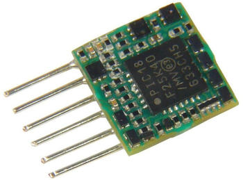 Zimo MX616 - Miniatur Decoder - 8 x 8 x 2,4 mm - 0,7 A6 Fu-Ausgänge