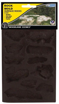 Woodland Scenics s WC1231 - Gießform Oberflächen Felsen
