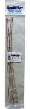 Sommerfeldt H0 (1:87) 147 - Fahrdraht verkupfert 0,7 x 360 mm (5 Stück) {# 147}