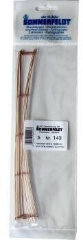 Sommerfeldt H0 (1:87) 143 - Fahrdraht verkupfert 0,7 x 229 mm (5 Stück) {# 143}