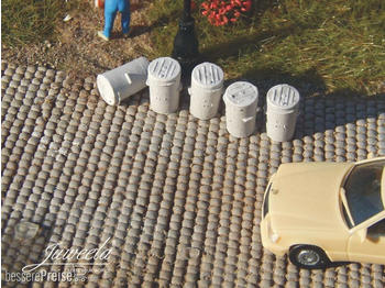 Juweela H0 (1:87) 28374 - Abfalltonne Aschekübel 50x