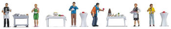 Noch H0 (1:87) 16277 - Figuren-Themenwelt "Buffet"