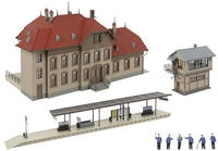 FALLER 190035, FALLER 190035 H0 Aktions-Set Bahnhof Passendorf, Ep. III