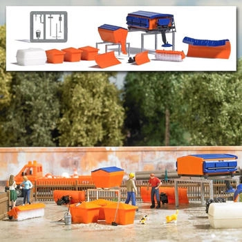 Busch Straßenmeisterei Ausgestaltungs-Set 1:87 H0 (1839)